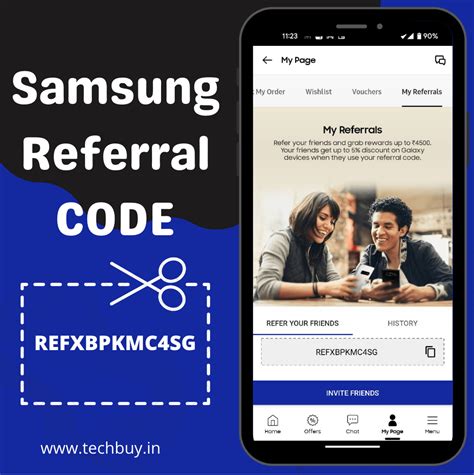 samsung india referral code reddit