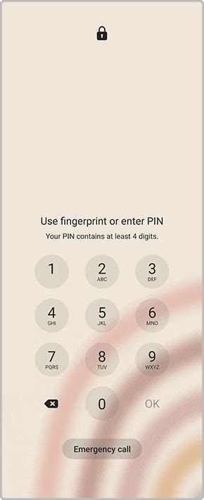 Samsung Lock Pin Code