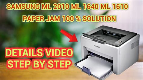 Samsung Ml 2010 Paper Feed Problem