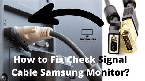 How to Fix Check Signal Cable Samsung Monitor in 7 Steps