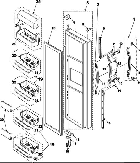 samsung refrigerator model rs2555sl