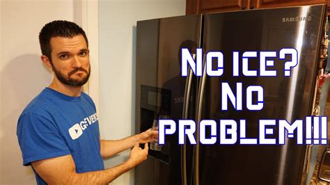 samsung refrigerator stops making ice