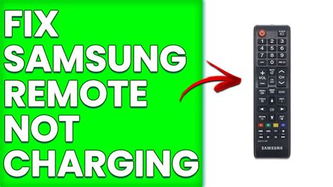 samsung remote not charging