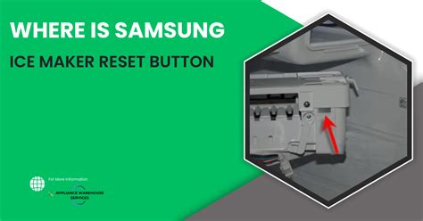 Samsung Rf266 Ice Maker Reset Button