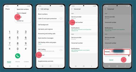 samsung s21 ultra voicemail setup