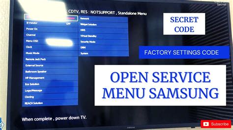 samsung service mode code