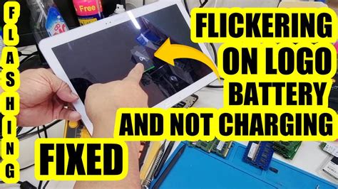 Samsung Tablet Flashing When Charging