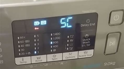 Samsung Top Load Washer 5C Error Code