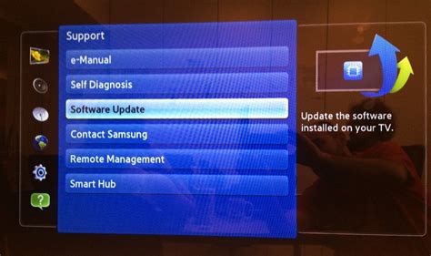 Samsung TV firmware update