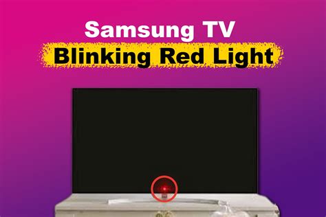 Samsung Tv Flashing Red Light Remote