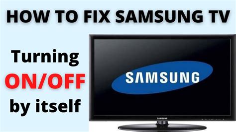 samsung tv shows logo and turns off