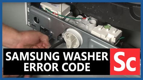 Samsung Washer Sc Error Code