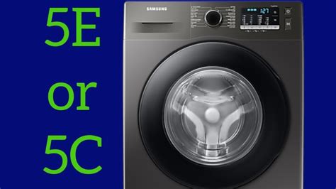 Samsung Washing Machine Error Message 5C