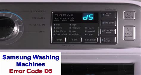 Samsung Washing Machine Error Codes Listed 2024
