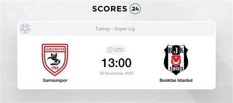 samsunspor v besiktas istanbul