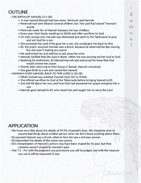 samuel chapter 1 summary