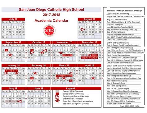 San Diego State Academic Calendar