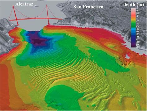 San Francisco Bay Depth Map