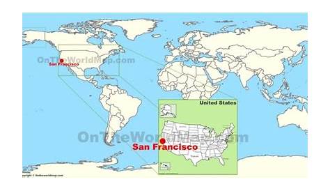 San Francisco On World Map