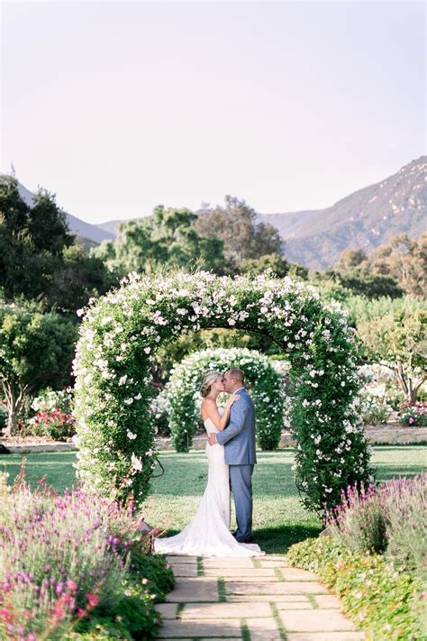 A Romantic and Intimate Garden Wedding at San Ysidro Ranch