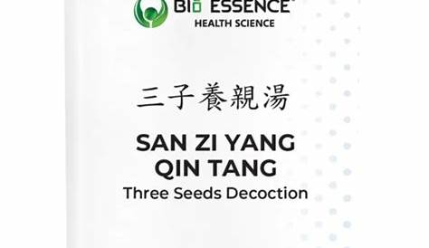 San Zi Yang Qin Tang – redirects rebel Qi, relaxes diaphragm