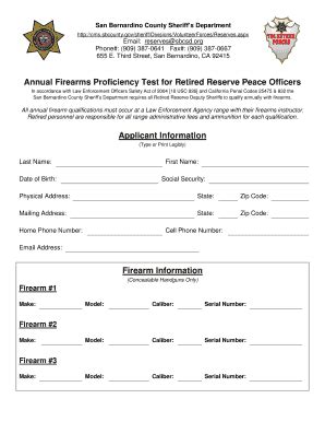 san bernardino county ccw application