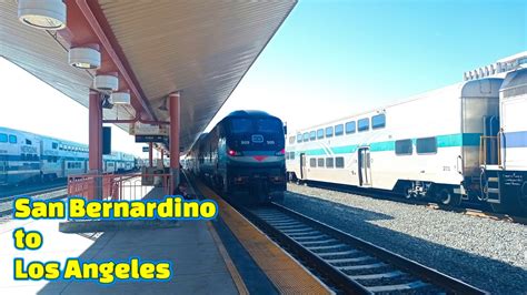 san bernardino to los angeles train