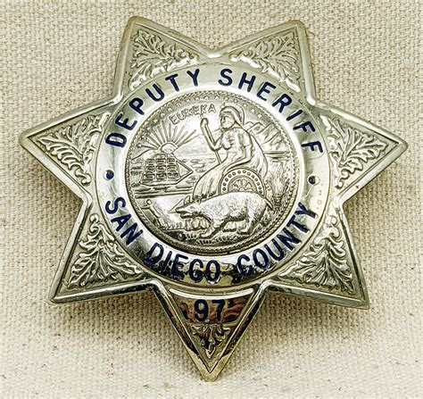 san diego sheriff badge