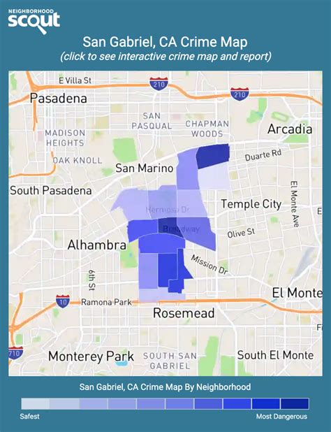San Gabriel Zip Code Map