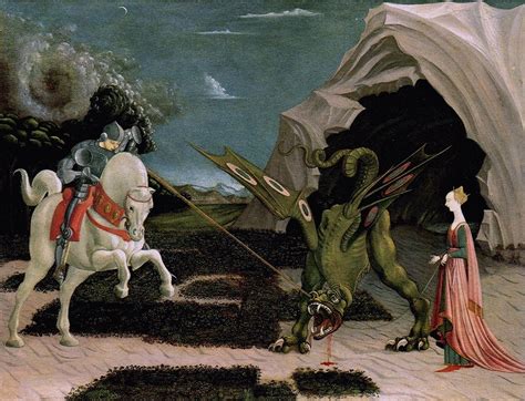 san giorgio e il drago uccello