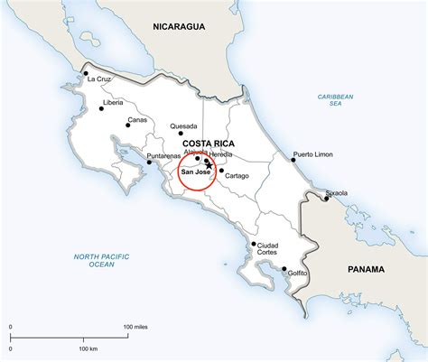 san jose airport costa rica map