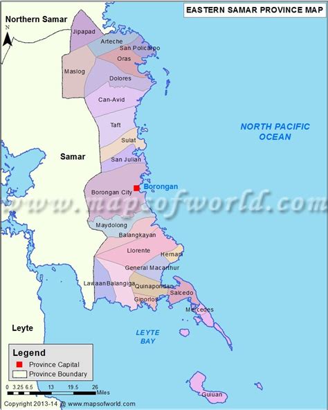 san julian eastern samar map