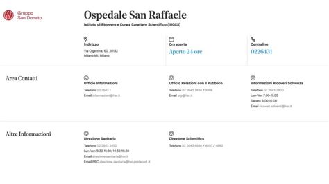 san raffaele visita online