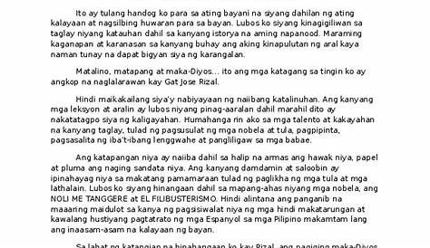 Sanaysay Tungkol Sa Talambuhay Ni Jose Rizal Debuhay - Vrogue