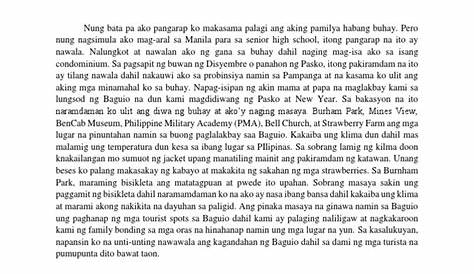 Sumulat ng isang sanaysay.Sa iyong sanaysay,isulat ang iyong pangarap