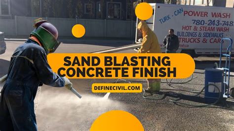 Sand Blasting Concrete