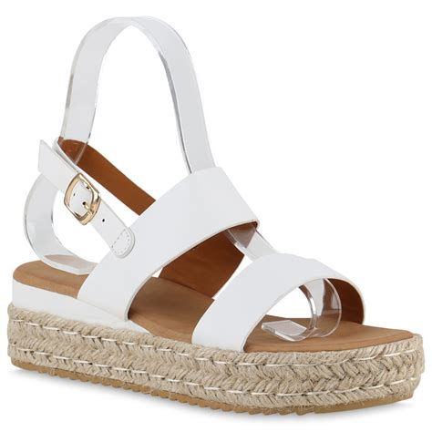 Women Wedge Platform Sandals Espadrille Slingback Ankle Buckle Peep Toe