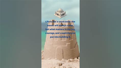Sandcastle with intricate designs