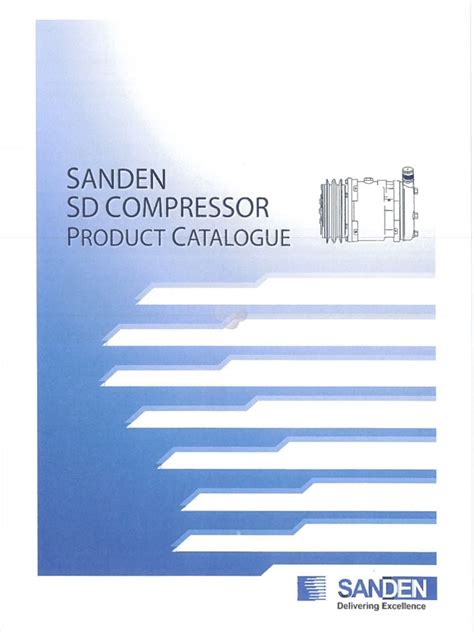 Sanden Compressor Catalog