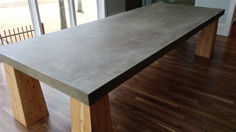 Sanding Concrete Table Top