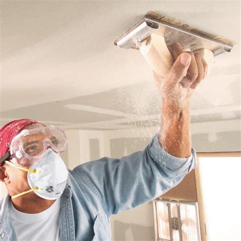 Sanding Drywall Prep