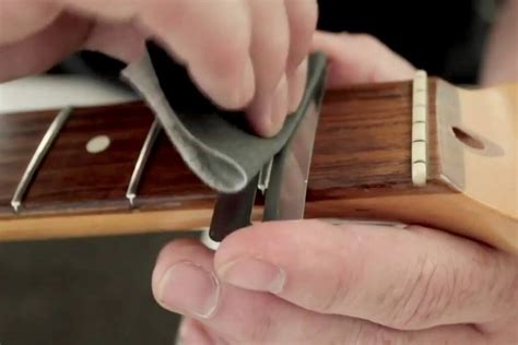 Sanding Fret Edges