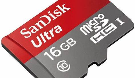 Sandisk 16gb Ultra Uhs I Microsdhc Memory Sdsqunc 016g An6ia B H