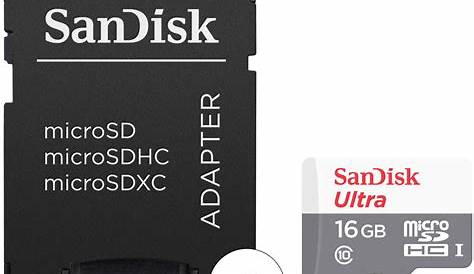 16GB SanDisk Micro SD Card with Adapter SanDisk Memory Card