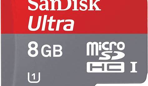 Amazon Com Sandisk Ultra 8gb Class 10 Uhs I Microsdhc Memory Card