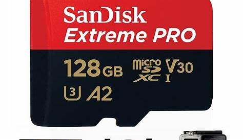 Sandisk Extreme 128gb Micro Sd Gopro SanDisk 128GB SD Memory Card For GoPro Works