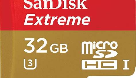 Sandisk Extreme 32gb Micro Sd Card Class 10 Plus sdhc U3 Uhs I
