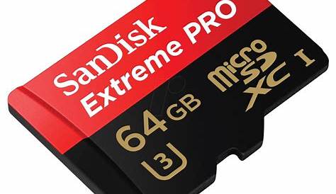 Sandisk Extreme 64gb Microsdxc Uhs I Card With Adapter Sdsqxvf 064g Gn6ma SanDisk PRO MicroSDXC UHS 64 GB