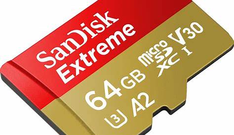 SanDisk Extreme microSDXC Card UHSI Class 10 U3 V30 (90MB