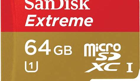 SanDisk 64GB microSDXC Extreme Class 10 UHS1 SDSDQXL064G